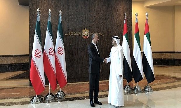 رایزنی امیرعبداللهیان با وزیر خارجه امارات