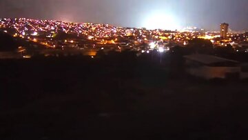دیده شدن نورهای مرموز در آسمان مراکش قبل از زلزله