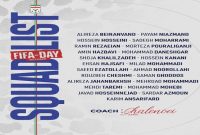 فهرست تیم ملی برای فیفادی مهرماه اعلام شد