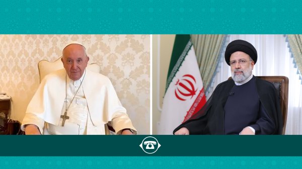 گفتگوی تلفنی رئیس جمهور با “پاپ فرانسیس” رهبر کاتولیک های جهان