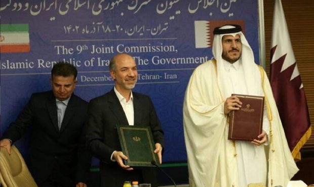 امضای سند همکاری میان ایران و قطر