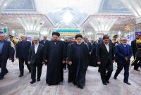 تجدید میثاق رئیس جمهور و اعضای هیئت دولت با آرمان‌های بنیانگذار کبیر انقلاب اسلامی