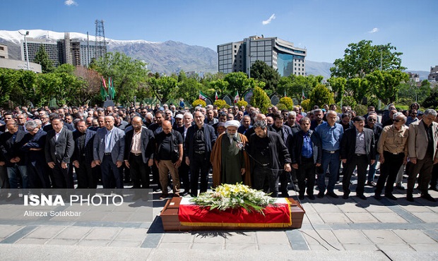 مراسم تشییع پیکر استاد “مسعود اسکویی” برگزار شد