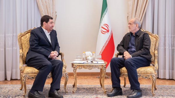 دیدار سرپرست ریاست جمهوری و رئیس جمهور منتخب