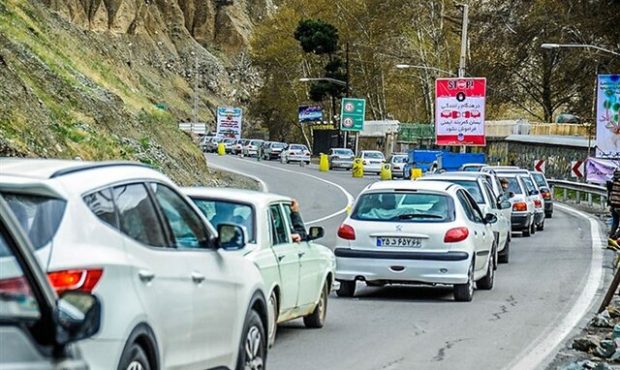 ترافیک سنگین در محورهای چالوس، هراز، مهران و شلمچه