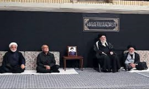 ورود رهبر انقلاب به حسینیه امام خمینی(ره)