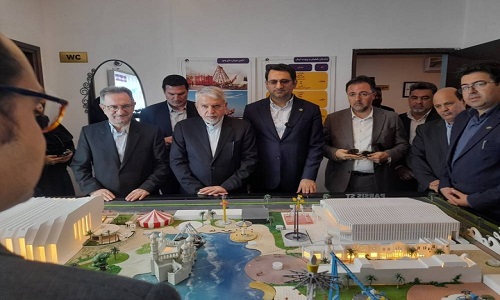 بازدید وزیر میراث فرهنگی از پروژه ریزورت و شهربازی کیش