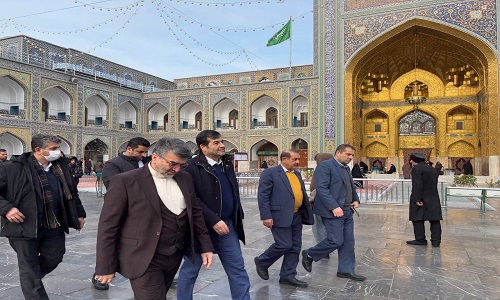 احمد دنیامالی، وزیر ورزش و جوانان وارد شهر مقدس مشهد شد.
