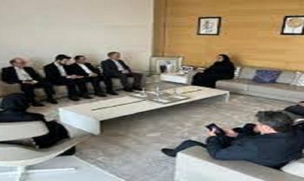 دیدار صالحی با رئیس هفته‌های فرهنگی قطر