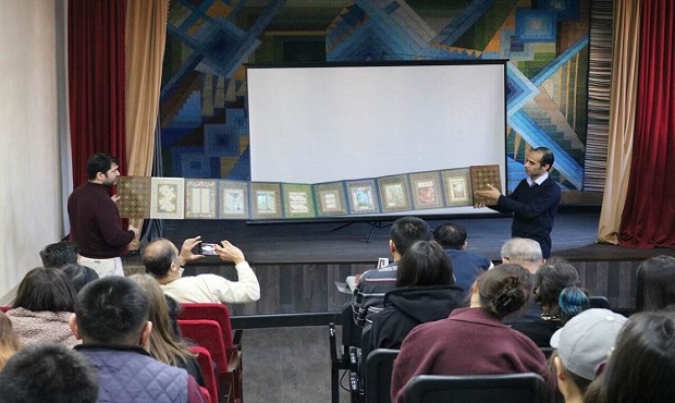 آموزش هنرهای سنتی ایران در هنرستان دولتی چویکوف قرقیزستان