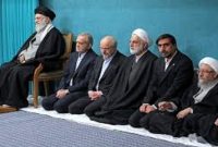 مسئولان نظام با رهبر انقلاب دیدار کردند