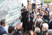 دکتر عارف از طرح انتقال آب ارس بازدید کرد