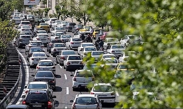 ترافیک سنگین در برخی ورودی‌های تهران
