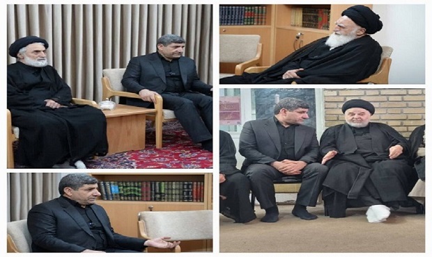 معاون فرهنگی و اجتماعی معاون اول رئیس‌جمهور با علما و مراجع عظام تقلید دیدار کرد