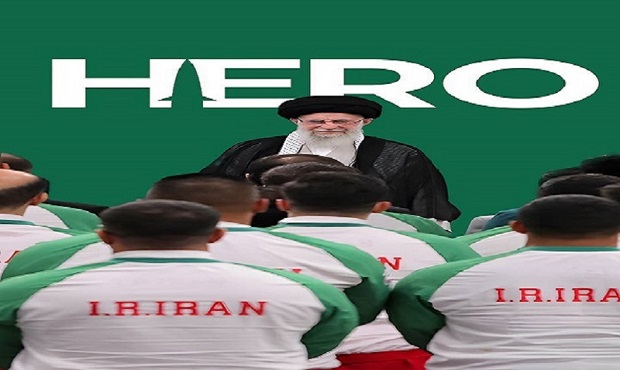 شرکت چهره‌های ورزشی در پویش «قهرمان» به مناسبت حضور رهبر انقلاب در مراسم حسینیه امام خمینی