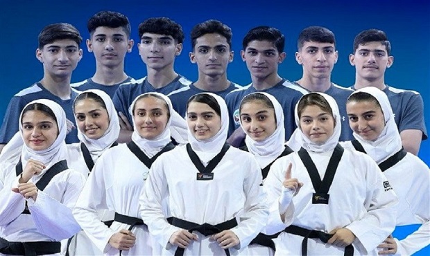 نایب قهرمانی تیم تکواندو نوجوانان دختر و پسر ایران در آسیا  با ۱۶ مدال