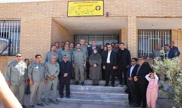 دیدار رئیس سازمان حفاظت محیط‌زیست با محیطبانان پاسگاه عباس آباد در سفر به استان سمنان