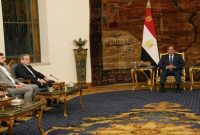 دیدار وزیر امور خارجه با رئیس‌جمهور مصر