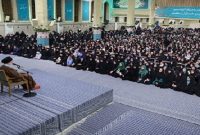دیدار هزاران نفر از زنان و دختران با رهبر انقلاب