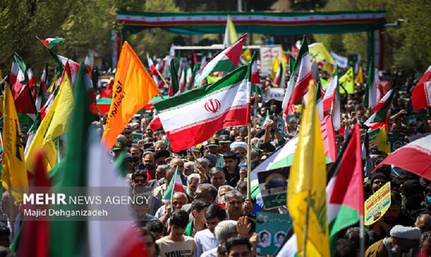 دعوت از ملت ایران برای حضور در راهپیمایی روز جهانی قدس
