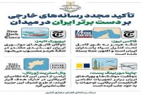 تاکید مجدد رسانه‌های خارجی بر دست برتر ایران در میدان
