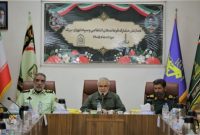 برگزاری همایش مشترک فرماندهان نیروی انتظامی و سپاه تهران بزرگ