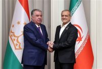 دیدار روسای جمهور ایران و تاجیکستان در یک نشست مهم
