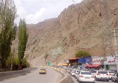 ترافیک سنگین در جاده‌های چالوس و آزادراه تهران