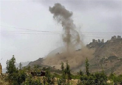 حملات هوایی عربستان به مناطق مرزی صعده در یمن