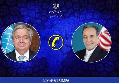 تلفنی عراقچی با دبیرکل سازمان ملل متحد گفتگو کرد