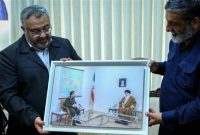 دیدار صمیمانه اعضای دفتر حفظ و نشر آثار رهبر شهید با خانواده شهید تنگسیری