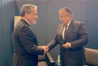 دیدار دبیرکل اتحادیه عرب با وزیر امور خارجه ایران