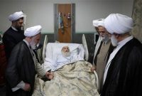 عیادت نمایندگان رهبر انقلاب از آیت‌الله نوری همدانی