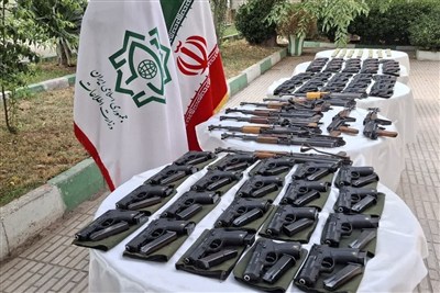 بازداشت دو تروریست و کشف ۱۰۹ قبضه سلاح جنگی در کرمانشاه